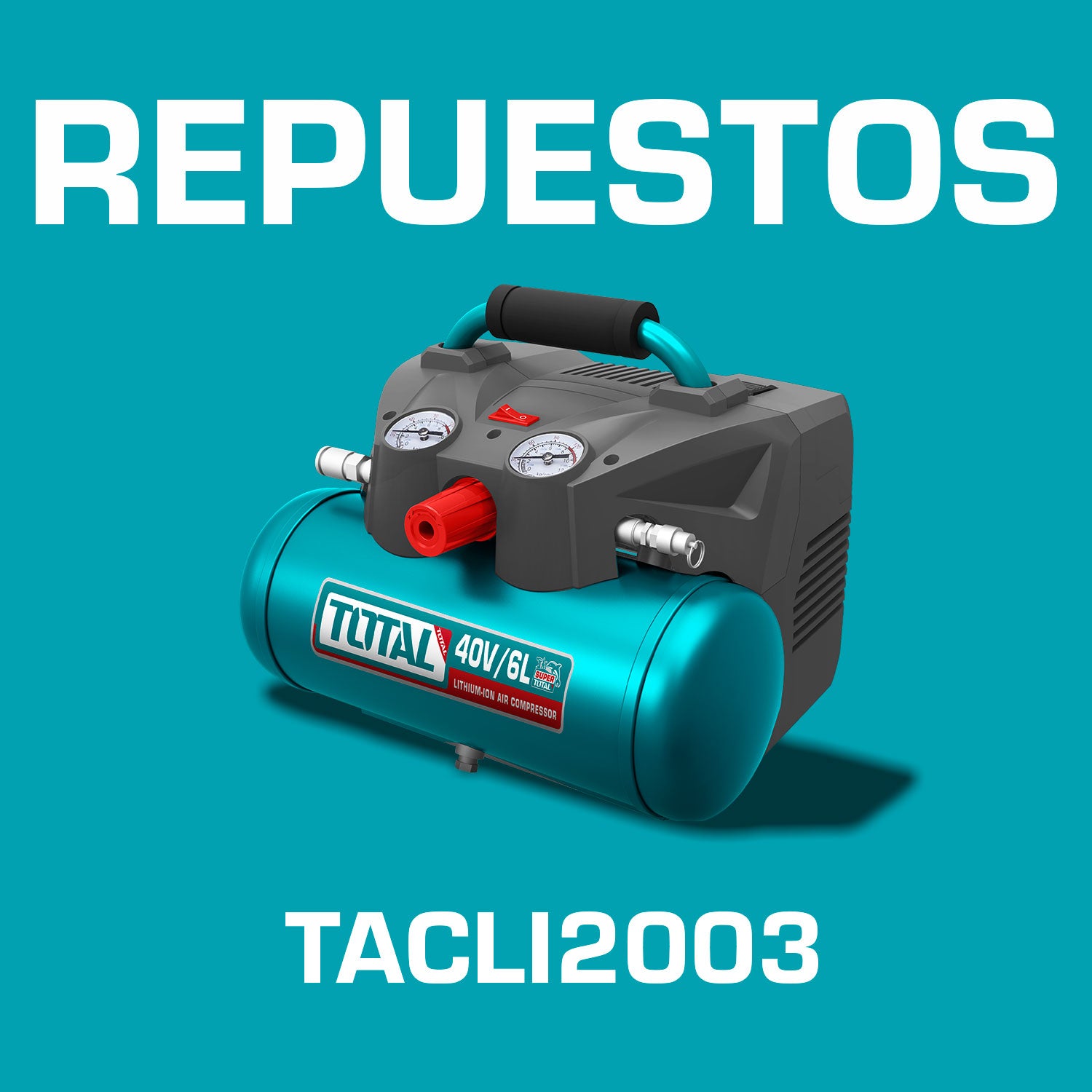 Repuestos Compresor de aire inalámbrico 20V Codigo TACLI2003