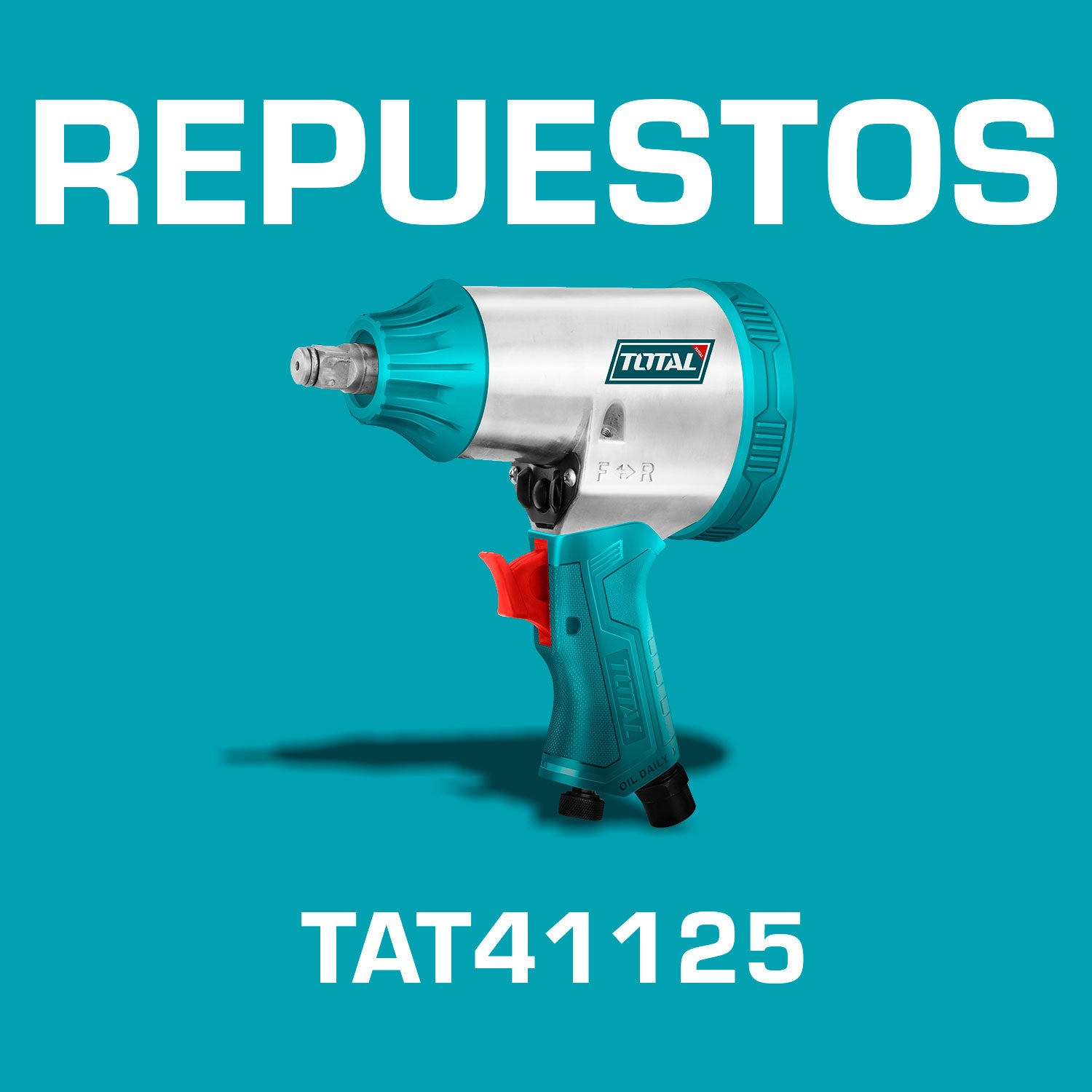 Repuestos Llave de impacto neumática 1/2" 7000 rpm Max. Torque: 312Nm (230ft) Codigo  TAT41125