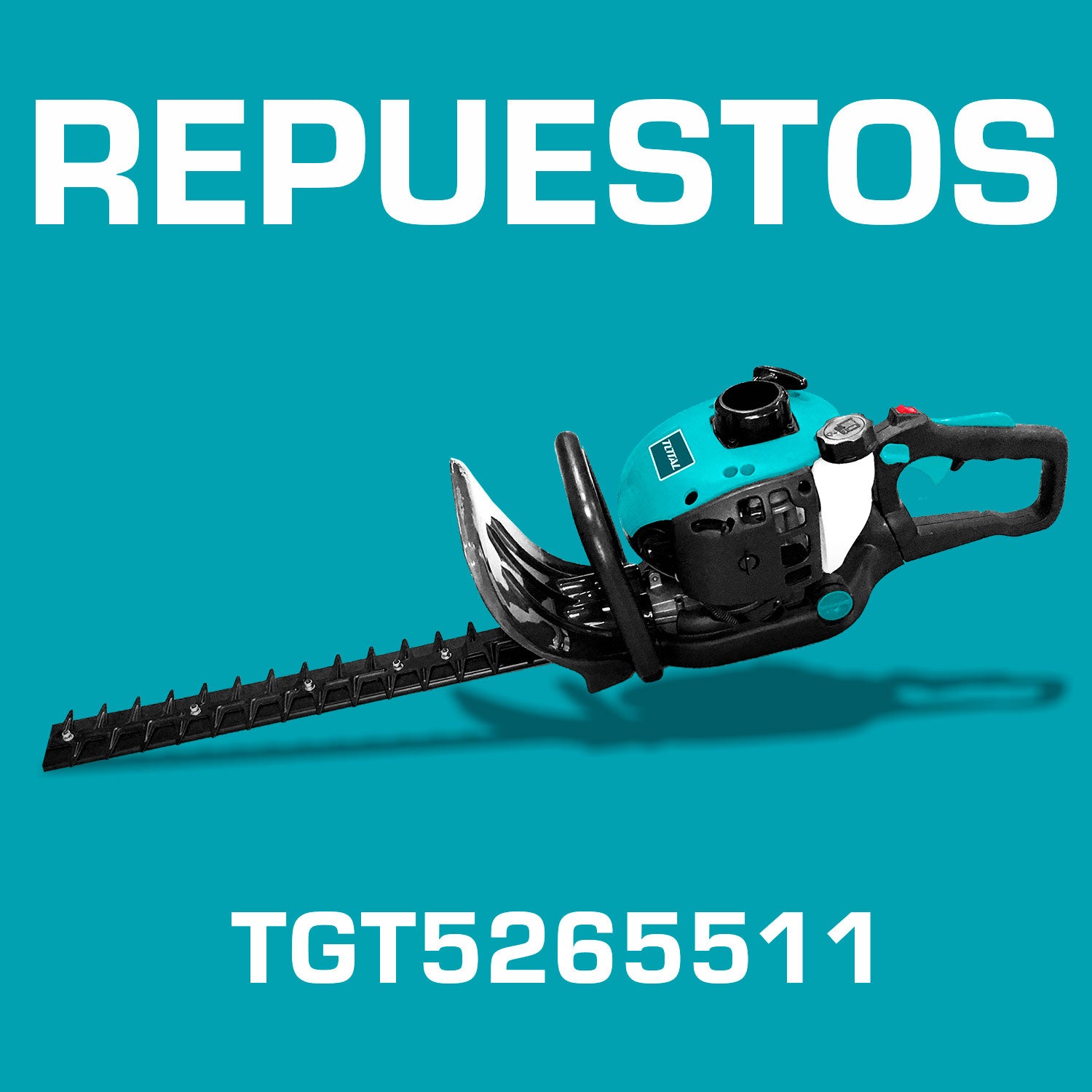 Repuestos Cortadora de Arbustos a Gasolina. Motor 2 tiempos enfriado por aire a gasolina 0.75KW (1HP) 25.5cc. Codigo  TGT5265511