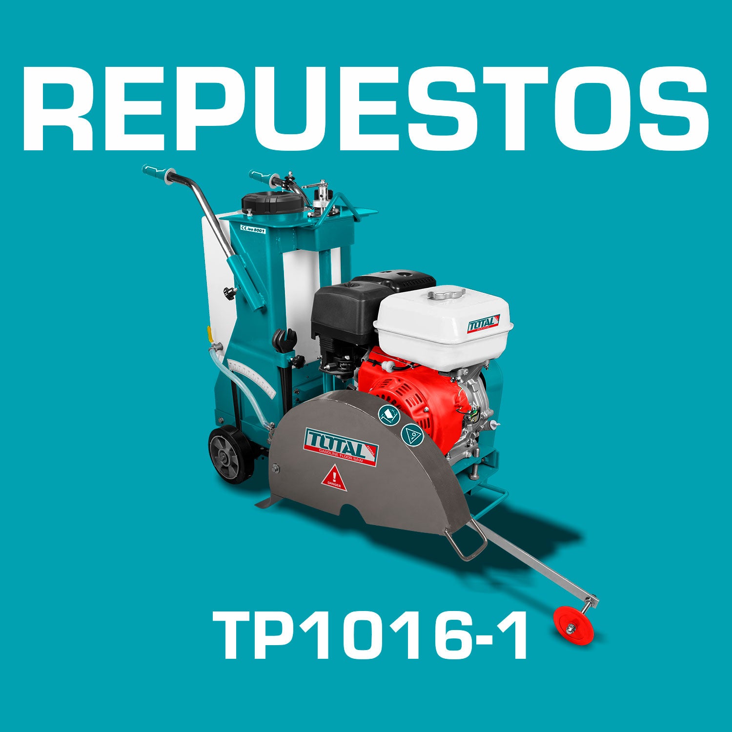 Repuestos Cortadora de pavimento motor 4 tiemp+A5307os a gasolina (6 meses) Codigo  TP1016-1