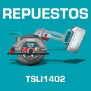 Repuestos Sierra Circular Inalámbrica 20V Disco 5 1/2" 6300rpm. Codigo TSLI1402