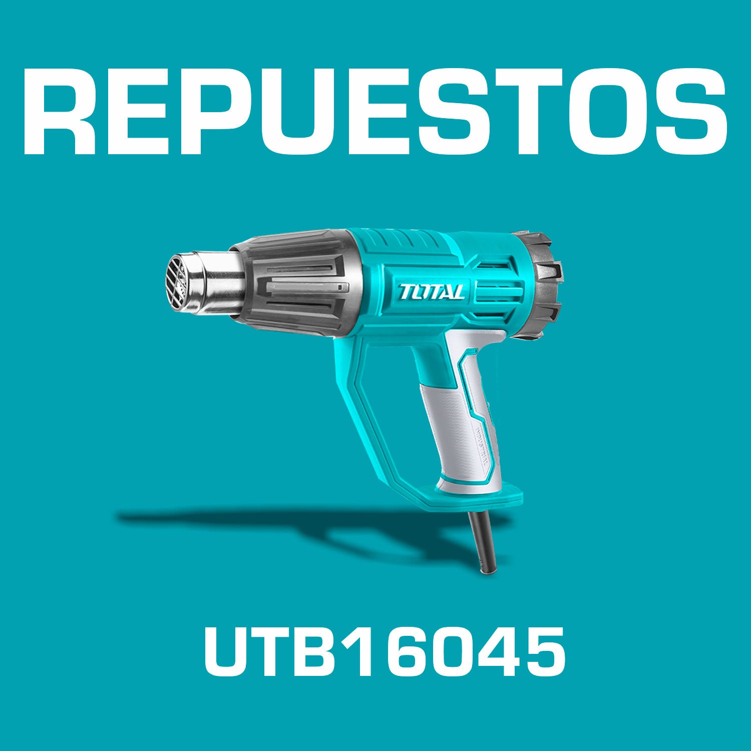 Repuestos Pistola de calor 1600W Temperatura ajustable con botón giratorio para un control preciso. 110-120V~50/60Hz Codigo  UTB16045