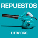 Repuestos Sopladora blower aspiradora 600W  0-16000rpm. Codigo UTB2066