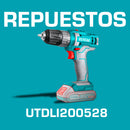 Repuestos Taladro inalámbrico 20V.Veloc. sin carga: 0-400/0-1500rpm.45Nm. 1/32-3/8". Codigo UTDLI200528