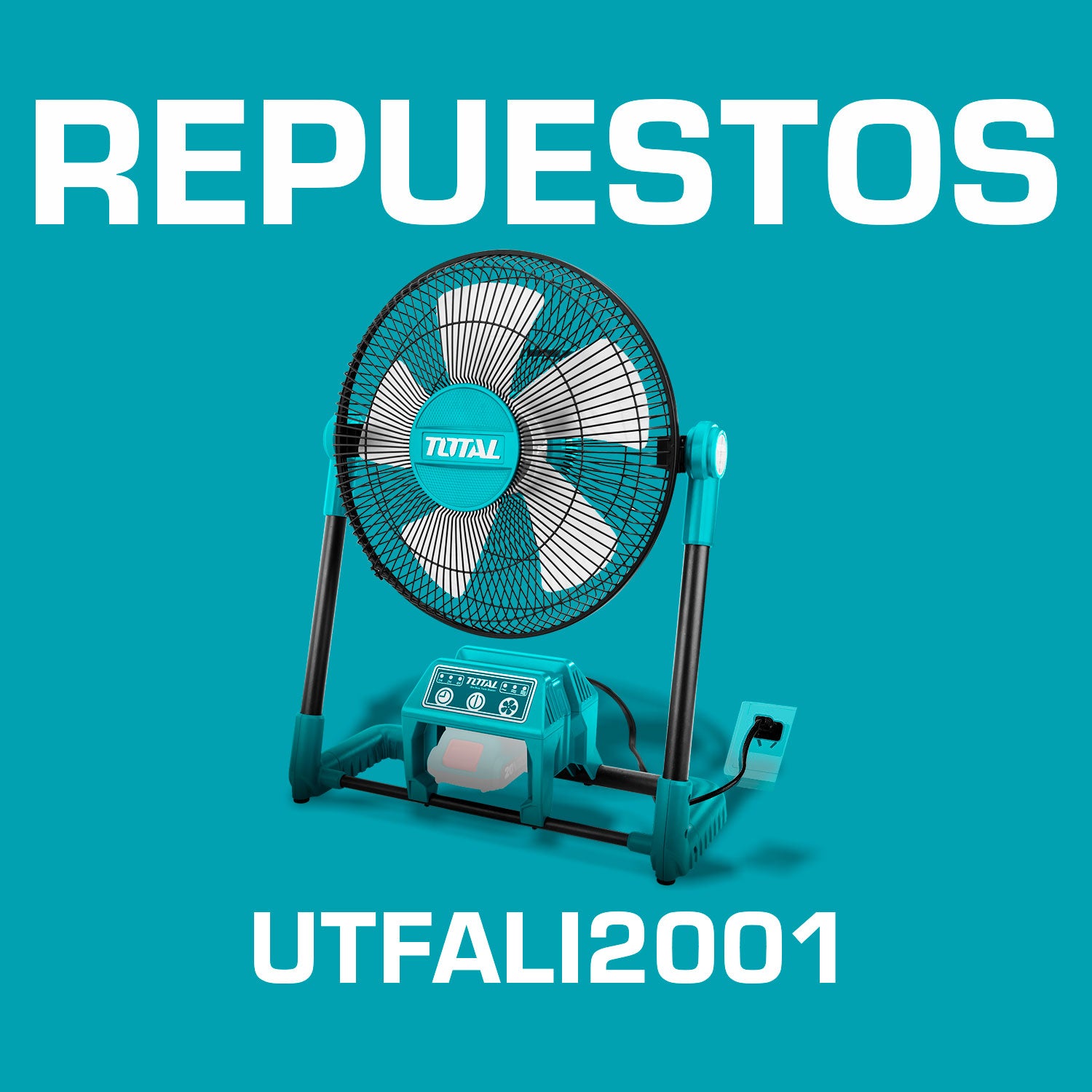 Repuestos Abanico 13" Lithium-Ion de Bateria de 20 V. No incluye Bateria ni Cargador. Codigo  UTFALI2001