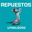 Repuestos Llave Impacto dado cuadrado 20V 1/2" Motor sin escobillas. 500Nm Incluye 2 baterías y cargador. Super Total Codigo  UTIWLI2050