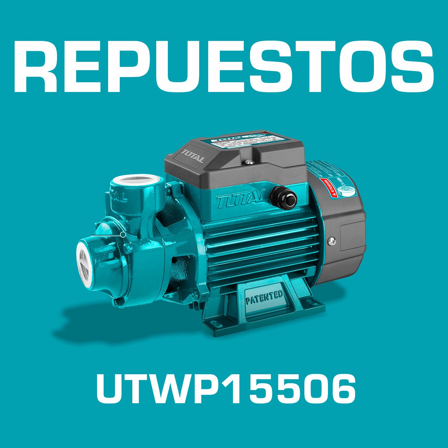 Repuestos Bomba De Agua Periférica 550W (0.75HP) Codigo  UTWP15506