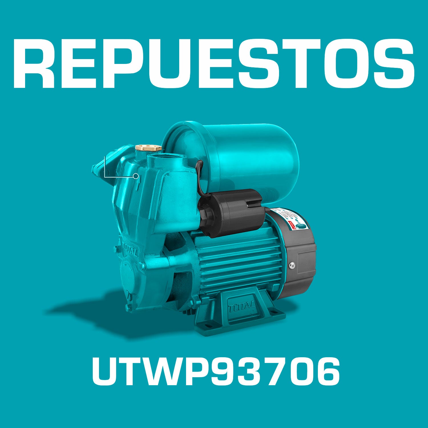 Repuestos Bomba periférica autocebante automática 0.5HP Max 32mts Codigo  UTWP93706