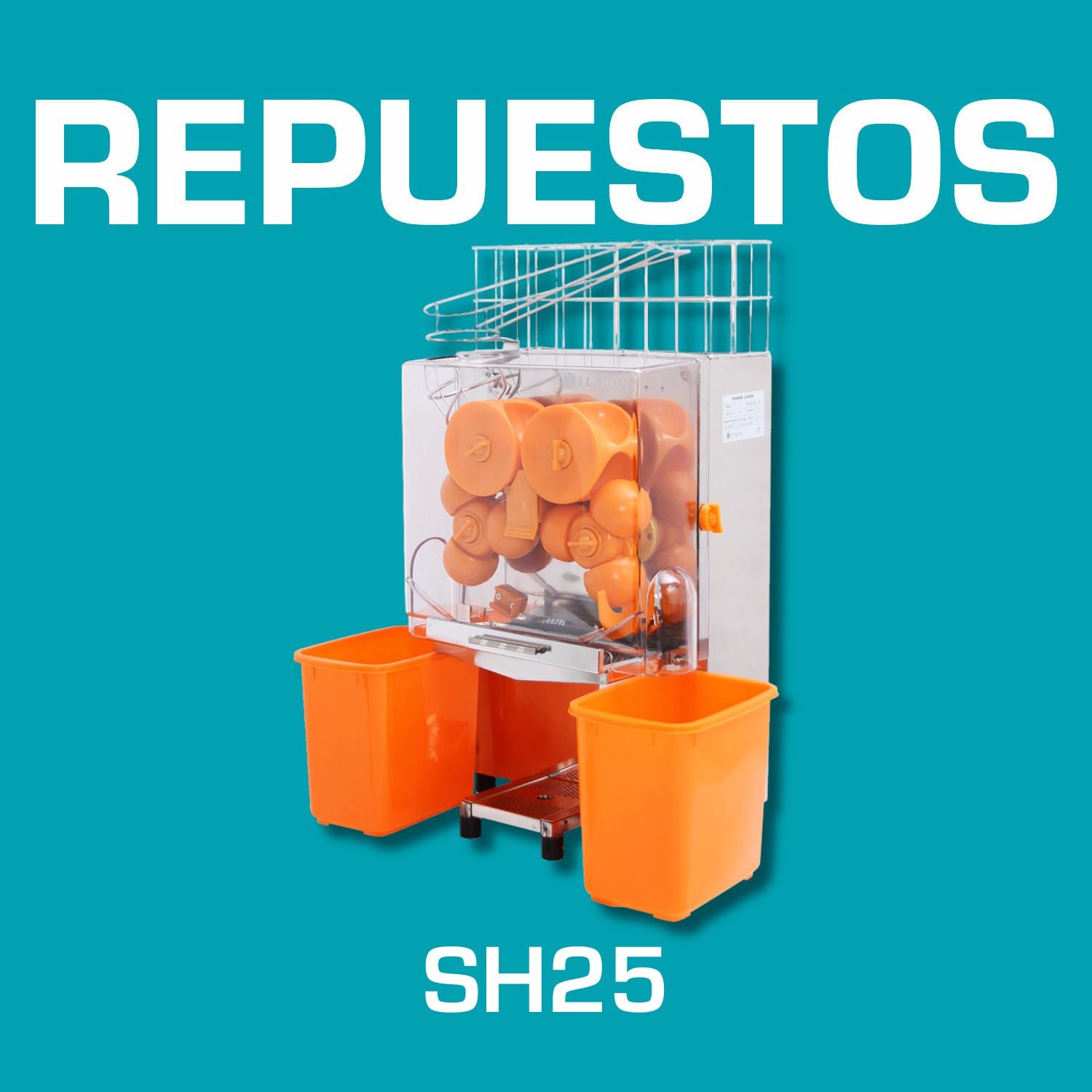 Repuestos de Exprimidor automatico Jugo de Naranja 400*300*790mm. Codigo SH25