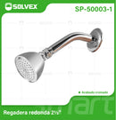 Regadera para Ducha Redonda 2½" Cromada de Alta Durabilidad con Flujo Ajustable y Diseño Elegante.