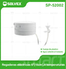 Regadera Eléctrica para Ducha 6". Agua Caliente Instantánea con 4 Ajustes de Temperatura 110-127V.
