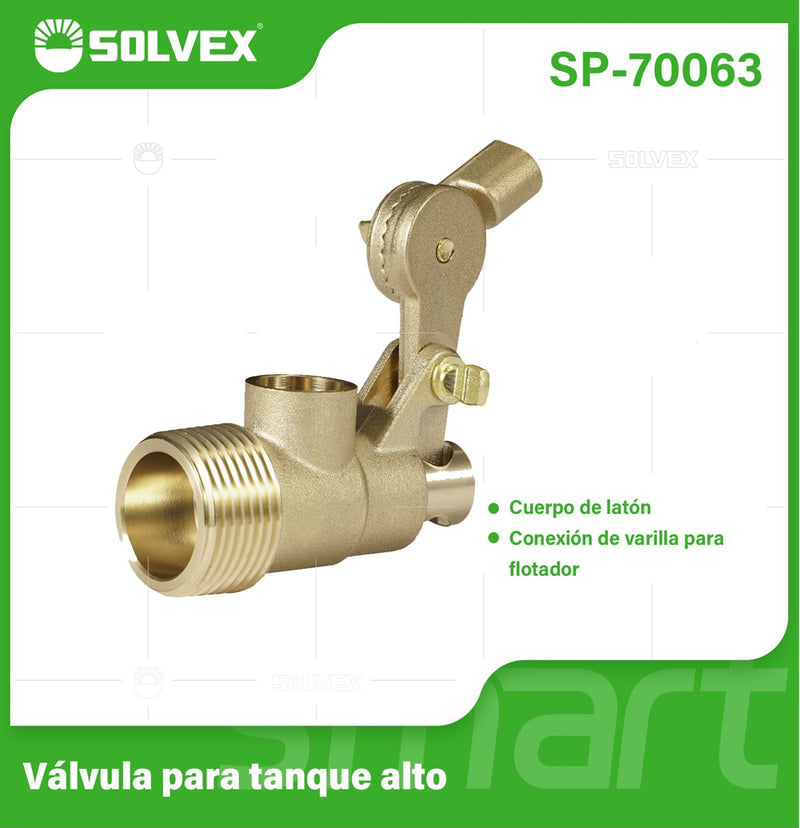 Válvula De Flotador 3/4" Para Tanques Y Cisternas. Válvula De Bola Con Control Automático De Agua.