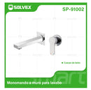 Ducha Empotrable con Mezcladora Monomando de 2 Funciones, Regadera de 6” y Ducha Teléfono. Diseño en color negro.