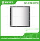 Drenaje Cuadrado 4" Para Ducha. Desagüe De Piso De Acero Inoxidable 10x10 cm.