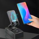 Power Bank Multifunción 3 en 1. Cargador Portátil para Celular smartphone. Soporte Ajustable con Bocina Bluetooth Integrada.