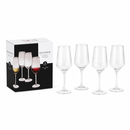 Copas de Cristal 13.5Oz (400ml)  Para Vino. Diseño Elegante y Ligero (Set de 4)