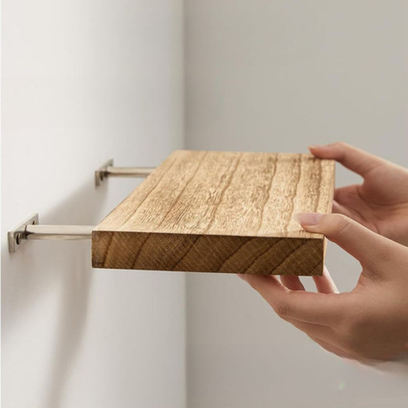 Repisa de pared Color Madera Clara (unidad). Repisa de pared. Tablillas de 40x15 cm.