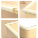 Protector De Esquinas Y Bordes (2 Metros Con 4 Esquineros). Protector de foam De Seguridad Para Niños Y Bebés. Color claro.