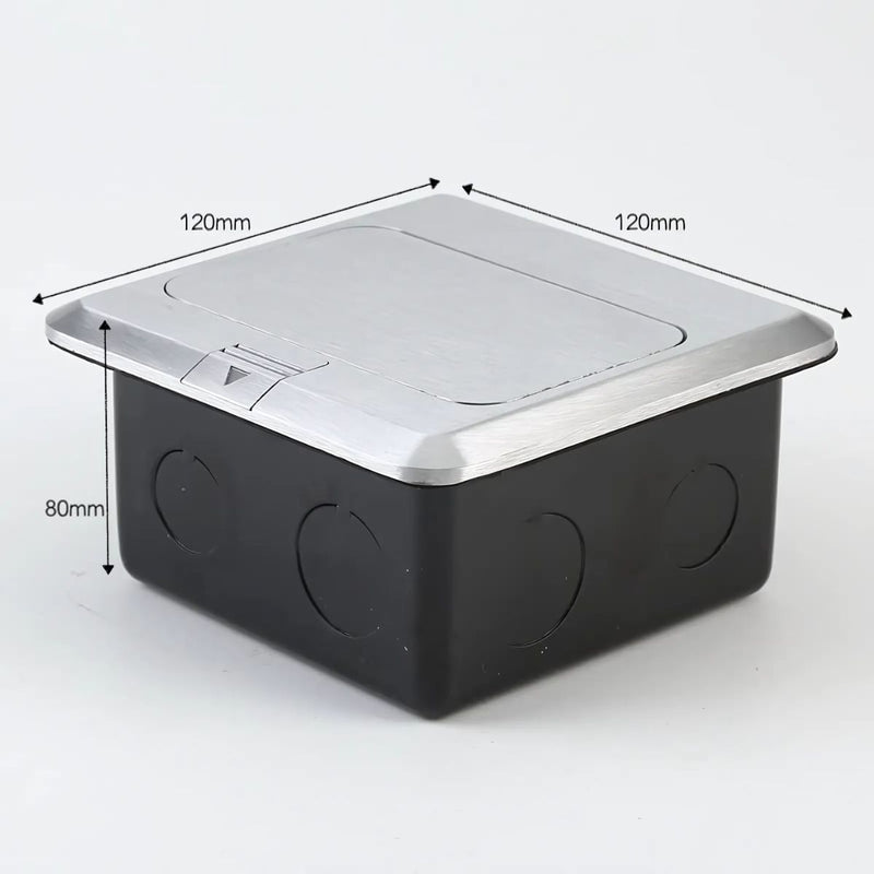 Caja De Enchufe tomacorriente de piso Empotrable Con Diseño Emergente. 2 Tomas De Corriente Y 2 Puertos USB. Enchufe De Escritorio.