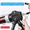 Pistola De Calafateo Profesional con linterna incorporada Para Silicona. Aplicador De Cartuchos, Adhesivos, salchichas Y Selladores. Calafateadora. 19 axis luxury (set de 48 piezas)
