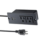 Extension Toma Corriente Empotrable Con 2 Enchufes Y 2 Puertos USB +USB-C. Extensión Eléctrica. Regleta oculta para muebles.