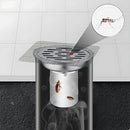 Malla Protectora Para Desagüe (Pack De 10 unds). Filtro Desechable para drenajes Atrapa Cabello Y Suciedad. Rejilla Adhesiva Anti-Insectos.