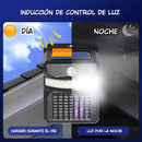 Lámpara Solar Antimosquitos De 26 LED Con Sensor De Movimiento. Luz Blanca Y Cálida. Trampa Mata Insectos con panel solar.