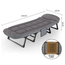 Cama auxiliar Plegable catre Portátil. Silla Reclinable Convertible En Cama. Catre con Respaldo Ajustable.  66*190cm