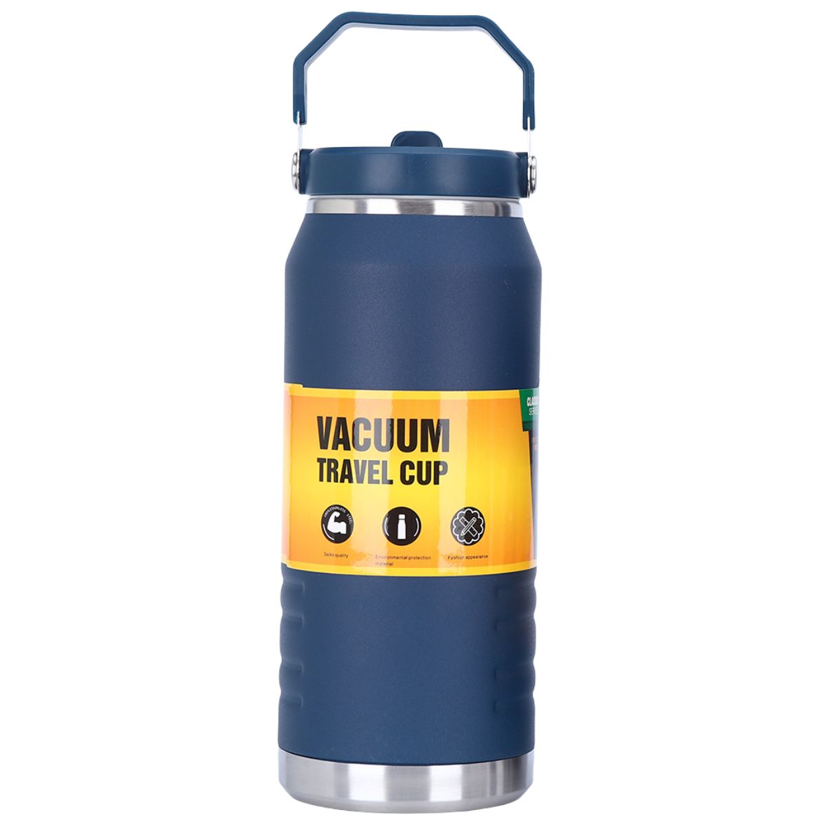 Botella De Agua Térmica 1600ml. Termo azul De Doble Pared. Acero Inoxidable. Libre de BPA.