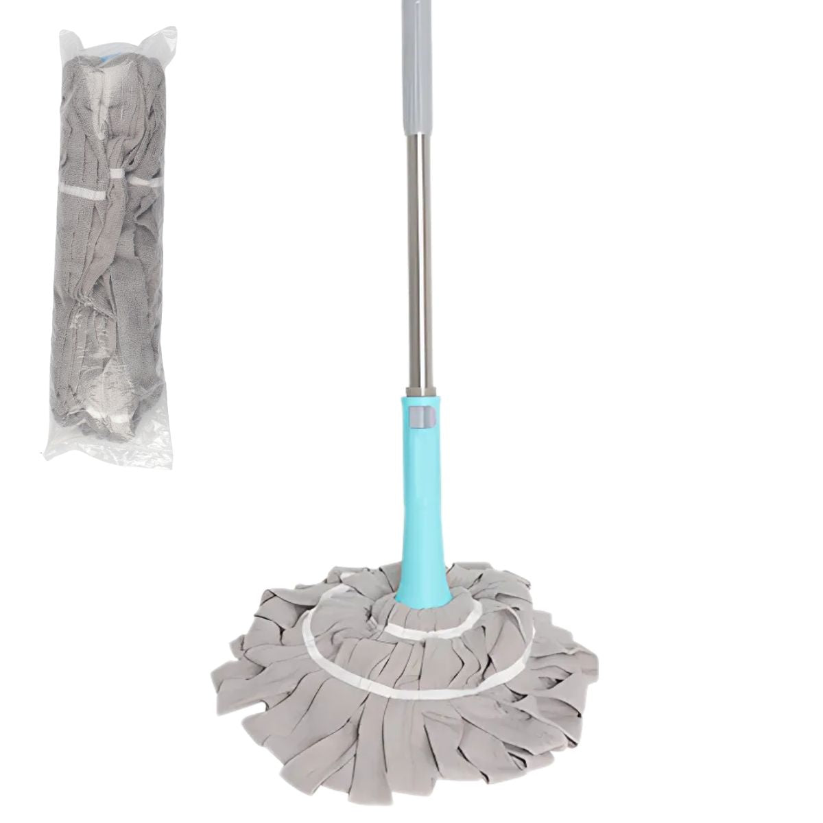 Repuesto De Trapeador Redondo De Microfibra. Cabezal De Mopa. Compatible con TU300.