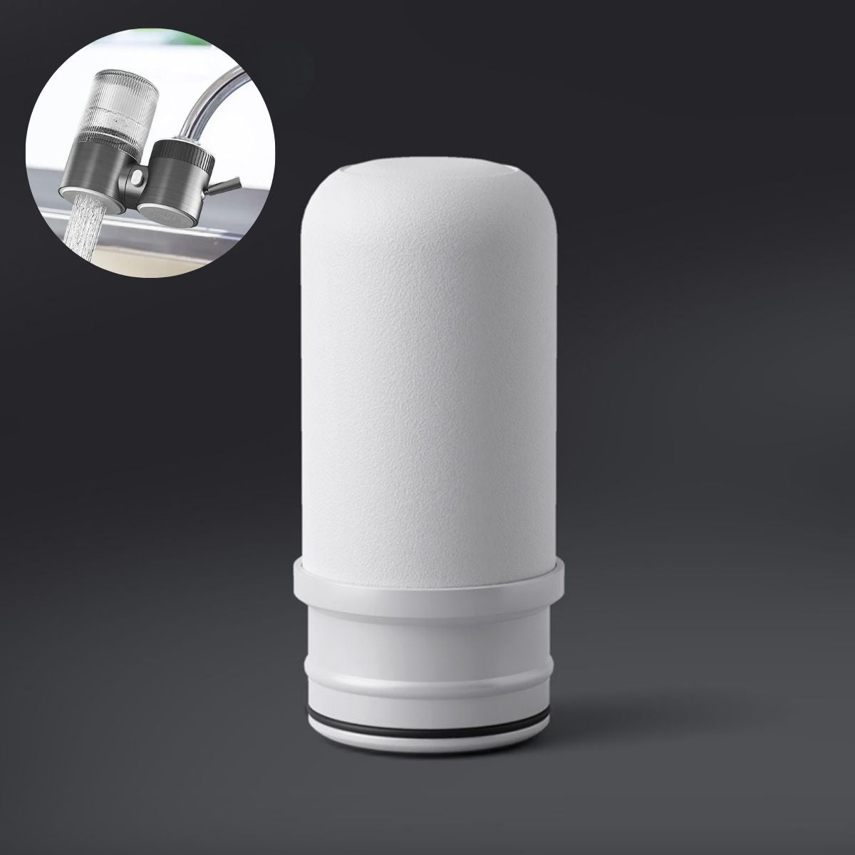 Filtro de Repuesto de Cerámica con 10 Capas para Purificador de Grifo. Compatible con TU307.