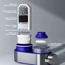Purificador de agua para grifo Filtro de agua para llave de cocina. (Incluye 6 repuestos). Fácil instalación y doble salida.