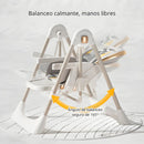 Silla de Comer para Bebes y niños. Silla Alta Multifuncional: Mecedora y Comedor Portátil. Respaldo Ajustable y Bandeja Desmontable.