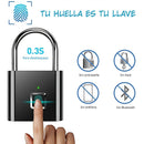 Candado Inteligente con Huella Digital. Sin Llaves ni Contraseña, Apertura Rápida de 0.5s. Smart lock.
