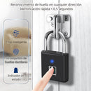 Candado Inteligente con Huella Digital. Sin Llaves ni Contraseña, Apertura Rápida de 0.5s. Smart lock.