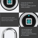 Candado Inteligente con Huella Digital Resistente al Agua IP65. Cuerpo Metálico Antirrobo. Smart lock.