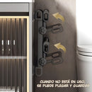 Zapatera De Pared Plegable 65x29cm. Organizador De Zapatos de 2 niveles. Estante De Almacenaje Para Hogar.