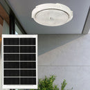 Lámpara Solar LED De Techo 200W Con Panel De Silicio Y Control Remoto. Luz Blanca Fría Para Interiores Y Exteriores con panel solar.