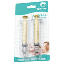 Jeringa Nasal Extractora de Mocos para Bebé. 10 ml Jeringa Multiusos para Medicinas y Limpieza Nasal. (Set de 2 Piezas)