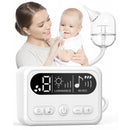 Aspirador Nasal Eléctrico para Bebés y niños. Succiona Mocos con Luz Nocturna y Música (9 Niveles de Intensidad). De bateria recargable con USB C
