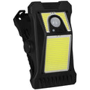 Lámpara Solar LED Para Exterior Con Sensor De Movimiento. Foco De Pared Con Clip y Panel Solar. Luz Para Jardines o Patios.