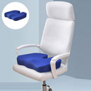 Cojín ortopédico ergonómico para silla. Almohada de asiento para aliviar presión en coxis, glúteos y zona lumbar. Almohadilla. 45x35x7cm