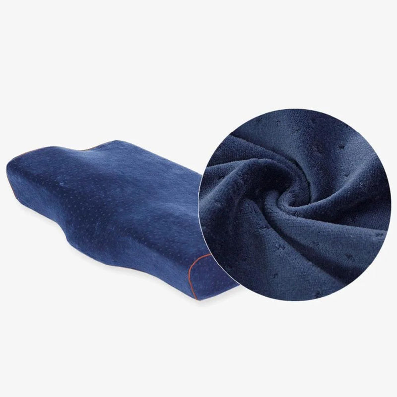 Almohada Ortopédica Ergonómica. Cojín Cervical  con Diseño de Tres Curvas para Dormir Mejor. 50*30*10-7CM;