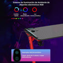 Mesa Escritorio Gamer con Luces RGB. Mesa para Computadora 120x60cm. Diseño Ergonómico y Estable. Accesorios Integrados.