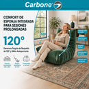 Sillón Individual Empacado al Vacío con Espuma 32D de Alta Densidad y Fundas Removibles (80x95x65cm). Color verde.