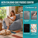 Sillón Moderno Individual Empacado al Vacío. Espuma 32D de Alta Densidad (103x90x75cm). Color gris.
