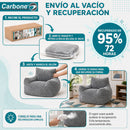 Sillón Moderno Individual Empacado al Vacío. Espuma 32D de Alta Densidad (103x90x75cm). Color gris.