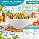 Bowl de Cerámica de 5.7" (14.6cm). Tazón para Sopas, Cereales, Ensaladas, Postres y Acompañamientos.