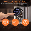 Molino De Café Eléctrico Profesional Con Pantalla Táctil 110V. Ajuste De Molienda De 48 Niveles. Moledor de café Compatible Con Portafiltro 51-58 mm.