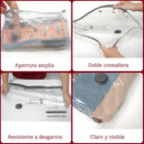 Bolsas De Almacenamiento Al Vacío Para Ropa. Set De 12 Piezas (S, M, L). Incluye Bomba Eléctrica Inalámbrica USB-C. Ideal Para Viajes.